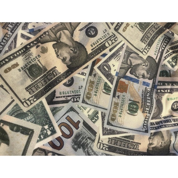 2021 Usher Ushbucks Limited Edition All Over Money Joggers Size Medium - Picture 4 of 5